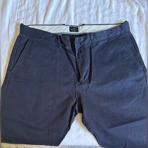 J Crew Broken In Slim Fit Navy Chinos